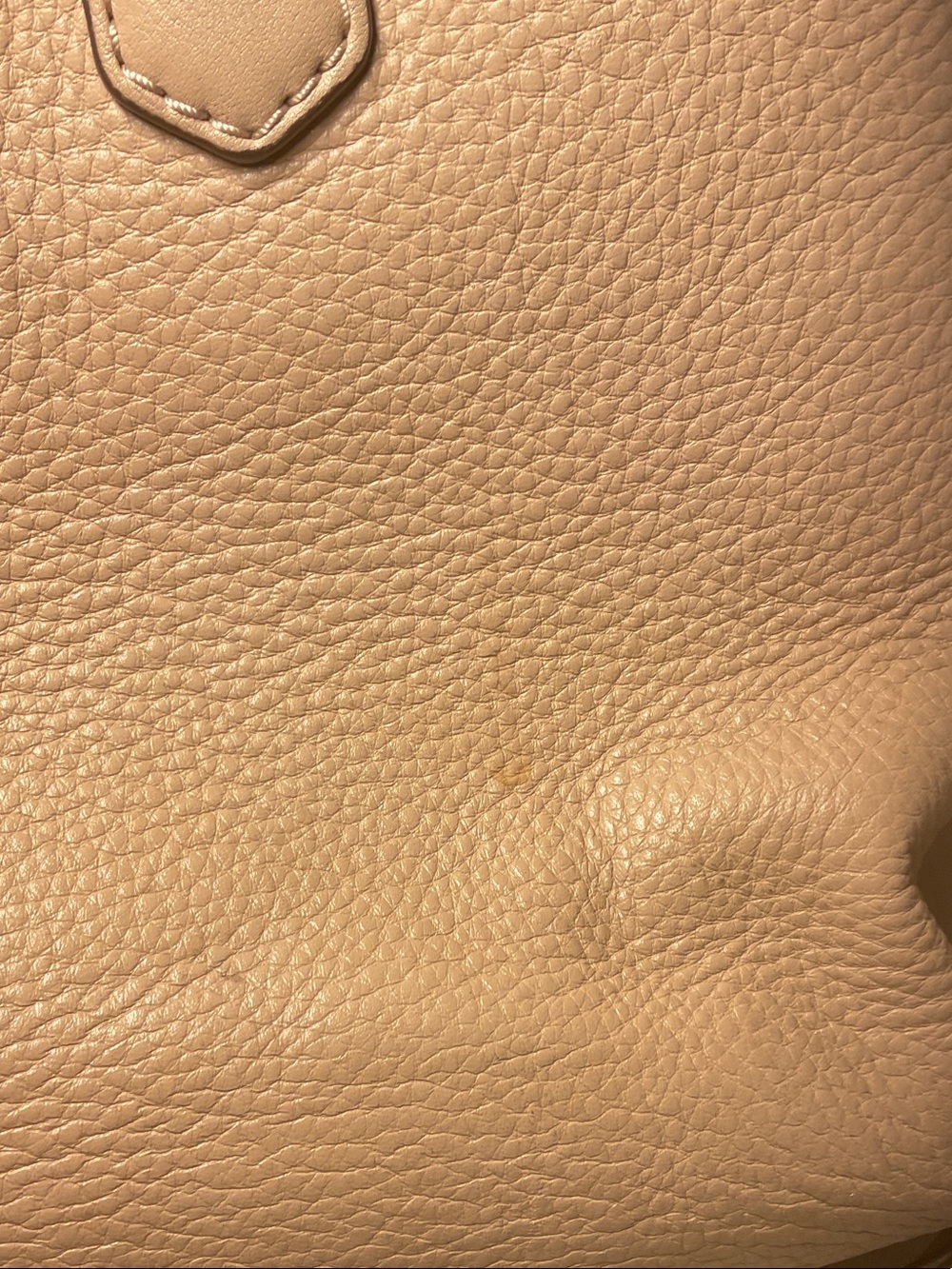 Tory Burch McGraw Pebbled Leather Tote Bag Satchel Taupe Devon Sand Crossbody - Picture 4 of 11